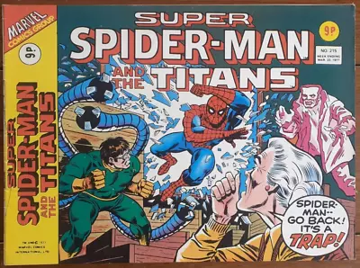 Buy Super Spider-man And The Titans #215, Marvel Uk Weekly, 23 March 1977, Gd/vg • 3.99£
