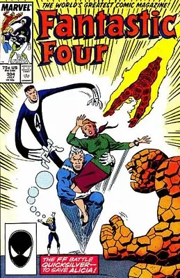 Buy Free P&P; Fantastic Four #304, July 1987: With Quicksilver! • 4.99£