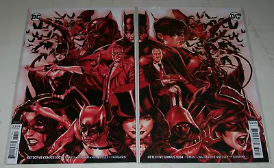 Buy Detective Comics Lot #1003 1004 Mark Brooks Connecting Variant Covers DC 2019 • 11.65£