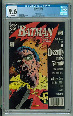 Buy Batman 428 CGC 9.6 Death Of Robin/Jason Todd NEWSSTAND Edition • 112.80£