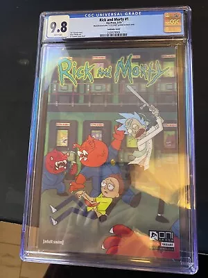 Buy Rick And Morty #1 Limited Edition Lenticular Cover 1121/2000 CGC 9.8 • 400£