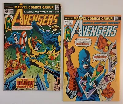 Buy  Avengers #144 & 145 (1st App Of Hellcat & The Assassin) 1976 • 20.97£