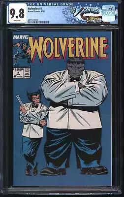 Buy Marvel Comics Wolverine 8 6/89 FANTAST CGC 9.8 White Pages • 234.92£