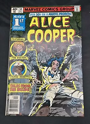 Buy 1979 Marvel Premiere #50 Alice Cooper 1st Comic Book Appearance Of Alice Cooper • 19.38£