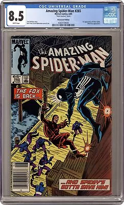 Buy Amazing Spider-Man Mark Jewelers #265MJ CGC 8.5 Newsstand 1985 4369159008 • 139.79£