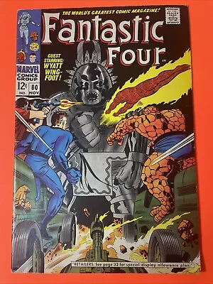 Buy Fantastic Four #80 1st Appearance Living Totem! Marvel 1968 • 21.74£