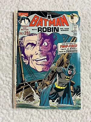 Buy Batman #234 1st Silver Age Two-Face  Neal Adams Cover DC Comics 1971 • 108.72£
