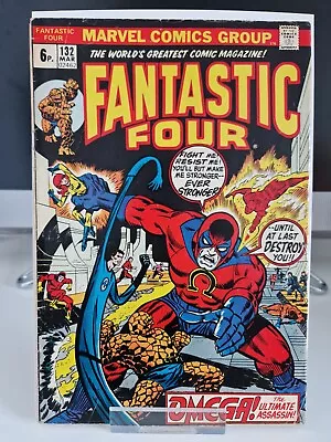 Buy Fantastic Four #132 1973 1st App Of Omega The Ultimate Alpha Jim Steranko • 9.99£