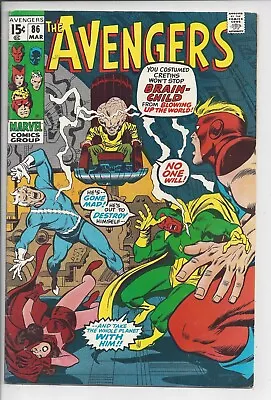 Buy Avengers #86 F+ (6.5) 1971 - 1st Brain -Child • 27.23£