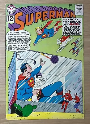 Buy Superman #156 DC Comics Silver Age  Daily Planet Clark Kent Supergirl F/vf • 46.68£