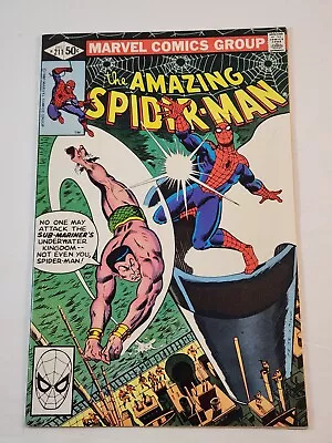 Buy Amazing Spider-Man #211 Marvel Comics (1980) Direct Edition - Vs Sub-Mariner • 5.44£