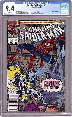 Buy Amazing Spider-Man #359D CGC 9.4 1992 3982431005 • 38.83£