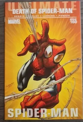 Buy Ultimate Spiderman #160  Death Of Spiderman! Red Variant Cover • 10£