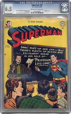 Buy Superman #64 CGC 6.5 1950 1291346005 • 434.90£