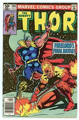 Buy The Mighty Thor #306 Marvel Comics 1981 • 6.98£