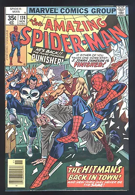 Buy Amazing Spider-Man #174 (Marvel 1977) Early Punisher Apps. Hitman Apps. FN/VF • 11.84£