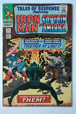 Buy TALE OF SUSPENSE (1966) #78 | FN | Captain America/Iron Man • 38.79£