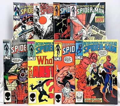 Buy Peter Parker: The Spectacular Spider-Man #89, 91-92, 104-106, 109-110 (1984-86) • 23.29£