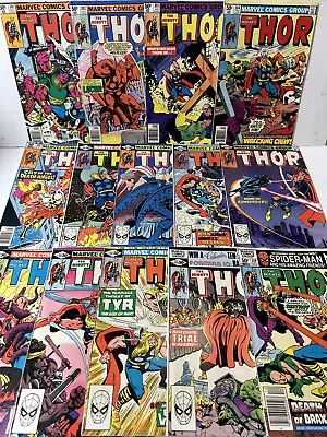 Buy Bronze Age The Mighty Thor #301-314 Complete Run (Marvel 1980) VF-NM • 46.59£