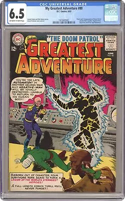 Buy My Greatest Adventure #80 CGC 6.5 1963 1974605001 Origin And 1st Doom Patrol • 1,040.66£