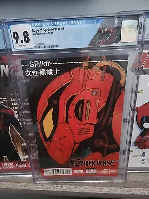 Buy CGC 9.8 - Edge Of Spider-Verse #5 🔑 1st SP Dr & Peni Parker, Custom Label ! • 69.99£