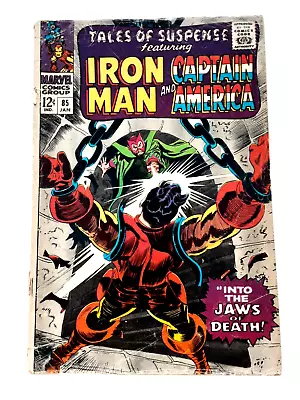 Buy Tales Of Suspense Featuring Iron Man And Captain America #85 -  January 1967 • 7.76£