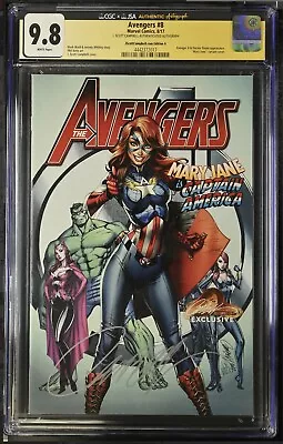 Buy Avengers 8 CGC 9.8 CAMPBELL Signed EDITION A • 120£