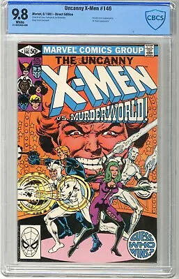 Buy X-Men  #146   CBCS  9.8  NMMT  White Pgs  6/81  Dr. Doom & Arcade App. Direct Ed • 155.32£