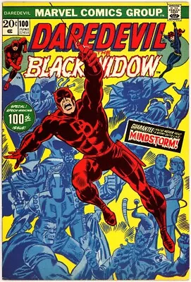 Buy DAREDEVIL 100 VF+ 8.5 HIGH GRADE 1st ANGAR COLAN ORIGIN RETOLD MARVEL BRONZE BIN • 46.57£