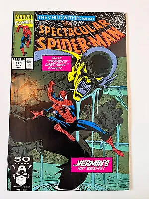 Buy The Spectacular Spider-Man #178/ Marvel Comics, 1991/  Vermin's Hunt Begins!  • 2.33£
