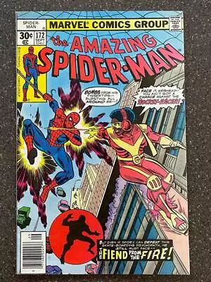 Buy Amazing Spider-Man #172 1st Appearance Of Rocket Racer Newsstand Edition VF- • 15.53£