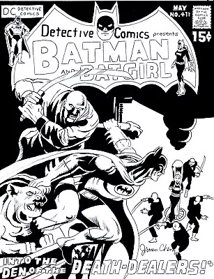 Buy Detective Comics #411 Cover Recreation 1st Talia Al Ghul Original Comic Art • 31.06£