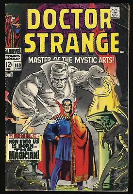 Buy Doctor Strange #169 GD/VG 3.0 1st Solo Title! Origin Retold! Marvel 1968 • 85.43£