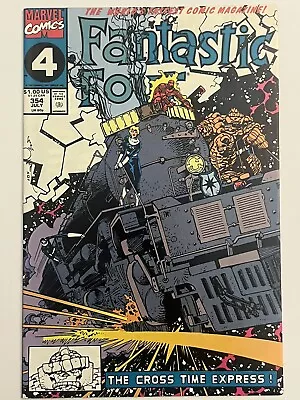 Buy Fantastic Four #354 1st App Of Casey (Marvel 1991) VF+ • 7.76£