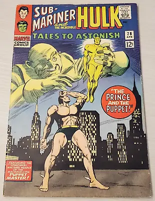 Buy Tales To Astonish #78 (1966) Vs Puppet Master Make Offer Higher Grade • 15.53£