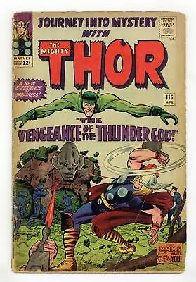 Buy Thor Journey Into Mystery #115 GD+ 2.5 1965 • 21.75£