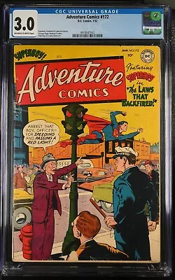 Buy Adventure Comics #172 1952 Cgc 3.0 • 154.55£