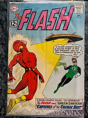 Buy Flash #131 Key Green Lantern X-over!! Classic Infantino Art! Solid Reader Copy!! • 6.98£