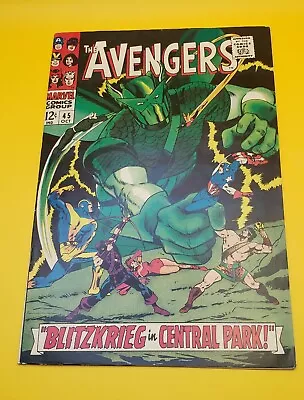 Buy Avengers #45 Marvel 1967 Hercules Joins Team; Super-Adaptoid App FN/VF • 62.24£