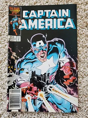 Buy CAPTAIN AMERICA #321 (Marvel Comics 1986) Mike Zeck Newsstand Variant Cover • 9.32£