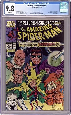 Buy Amazing Spider-Man #337 CGC 9.8 1990 4341139011 • 146.09£