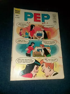 Buy Pep #167 Archie Comics 1963 Silver Age Good Girl Art Bettie And Veronica Jughead • 12.13£