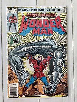 Buy Marvel Premiere (1980) Wonder Man #55 1st Solo Appearance Rare Key VF • 18.64£