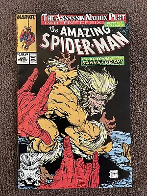 Buy Amazing SPIDER-MAN #324 (Marvel, 1989) Sabretooth Cover By Todd McFarlane • 11.61£
