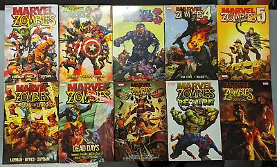 Buy Marvel Zombies Vol 1 2 3 4 5 Destroy Dead Days Return Supreme Hardcover Set Lot • 143.63£