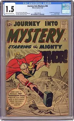 Buy Thor Journey Into Mystery #86 CGC 1.5 1962 3961540018 1st Full App. Odin • 151.44£