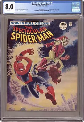 Buy Spectacular Spider-Man #2 CGC 8.0 1968 4316510001 • 163.09£