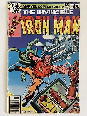 Buy Iron Man #118 5.0 Vg/fn 1979 1st Appearance Of Jim Rhodes Marvel Comics • 19.40£