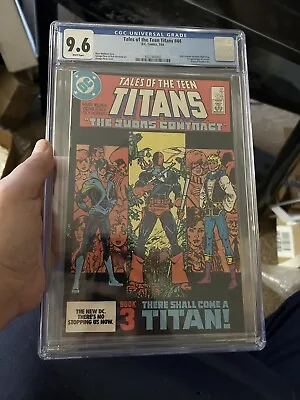 Buy Tales Of The Teen Titans 44 CGC 9.6 1st Nightwing, Origin Of Deathstroke DC 1984 • 143.67£