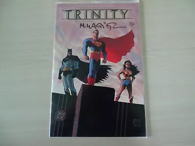 Buy Signed Mat Wagner Batman,superman, Wonder Woman, Trinity,comic Ltd Edition No296 • 28£